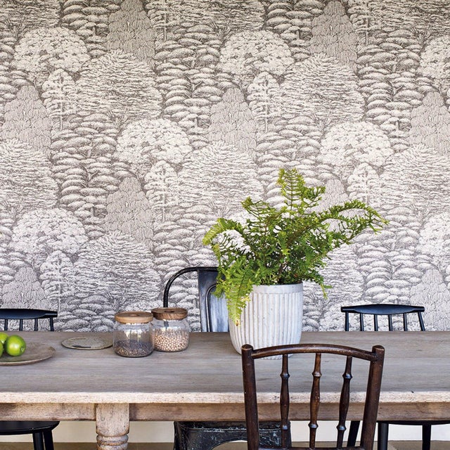 Woodland Toile Ivory/Neutral Wallpaper Chairish