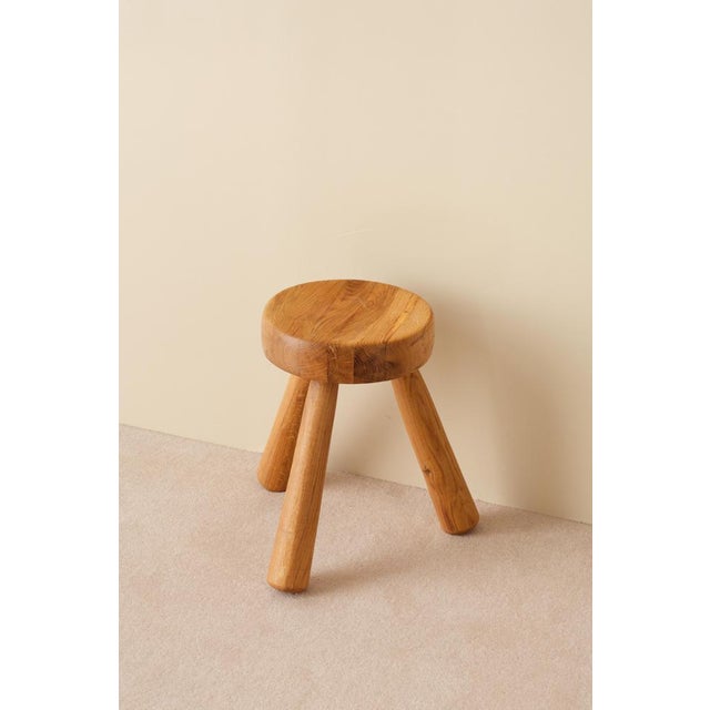 Wood Stools by Ingvar Hildingsson, Sweden, 1970s, Set of 2 For Sale - Image 7 of 8