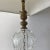 1980s Brass and Crystal Lamp by Safran and Glucksman For Sale - Image 9 of 11