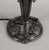 1930s French Art Deco Lamp by René Lalique - Wrought Iron France For Sale - Image 11 of 14