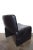 Black Vintage Leatherette Armchair, 1970s For Sale - Image 8 of 15