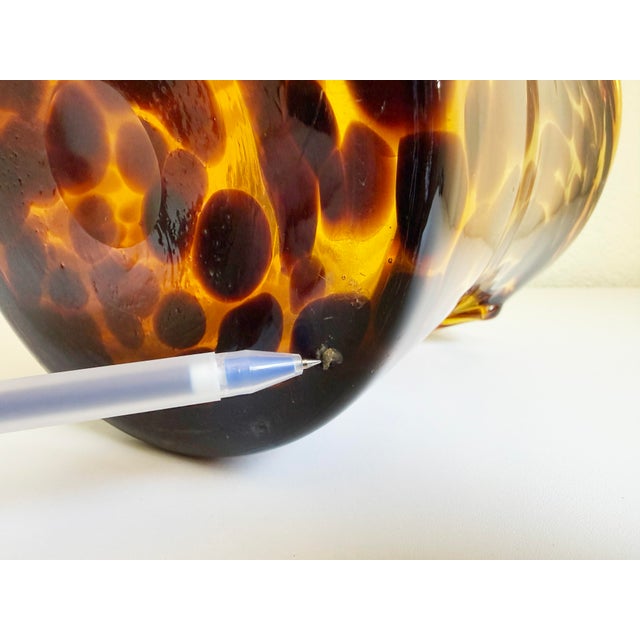 1950s Christian Dior Empoli Tortoise Glass Bottle Chiller For Sale - Image 15 of 16