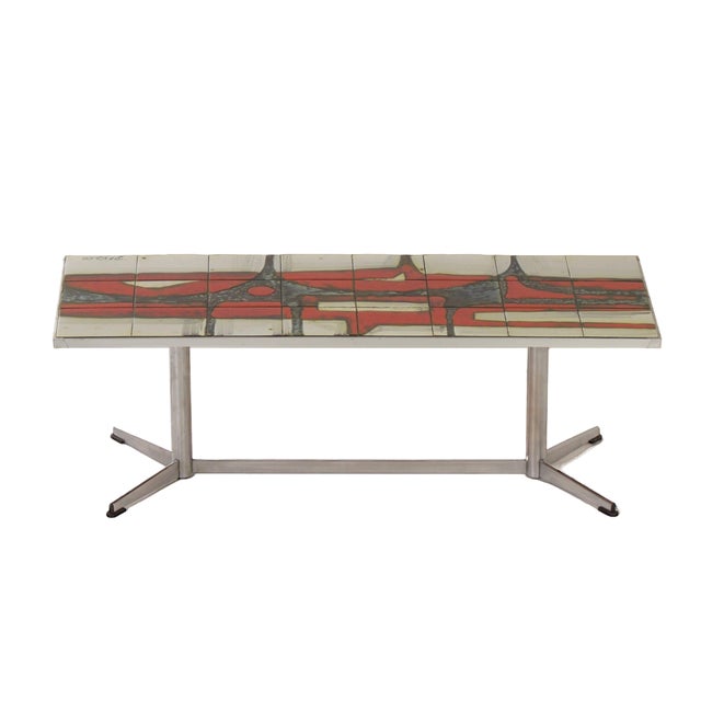 Mid-Century Coffee Table by Denisco, Belgium, 1960s For Sale