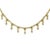 Judith Ripka Diamond Gold Necklace 18k Yellow Dangle Charms S Link Chain For Sale In Miami - Image 6 of 8