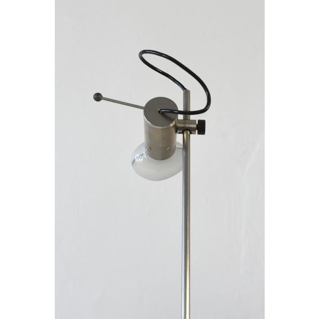 Silver Vintage Model 255 Clamp Desk Lamp by Tito Agnoli For Sale - Image 8 of 9