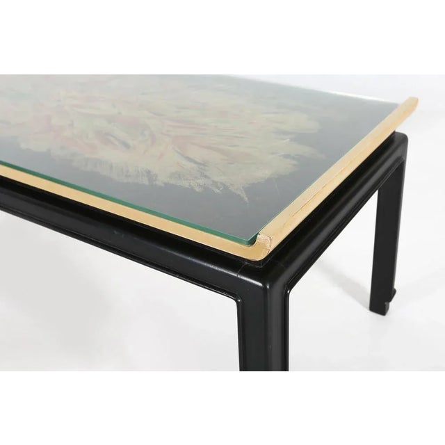1950s Vintage Belgian Painted Coffee Table by De Coene Frères, 1950s For Sale - Image 5 of 11