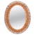 Organic Oval Mirror in Bamboo, Rattan and Wicker by Franco Albini, Italy, 1960s For Sale - Image 13 of 13