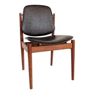 1950s Vintage Arne Vodder for France & Sons Denmark Teak Dining Chair - 3 Available For Sale