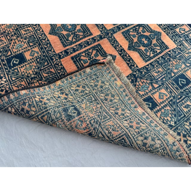 Vintage Afghan Baluch Tribal Runner Rug 3'5 X 8'10 Ft For Sale - Image 11 of 13