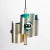 Space Age Spirelli Pendant Lamp in Turquoise For Sale - Image 4 of 7