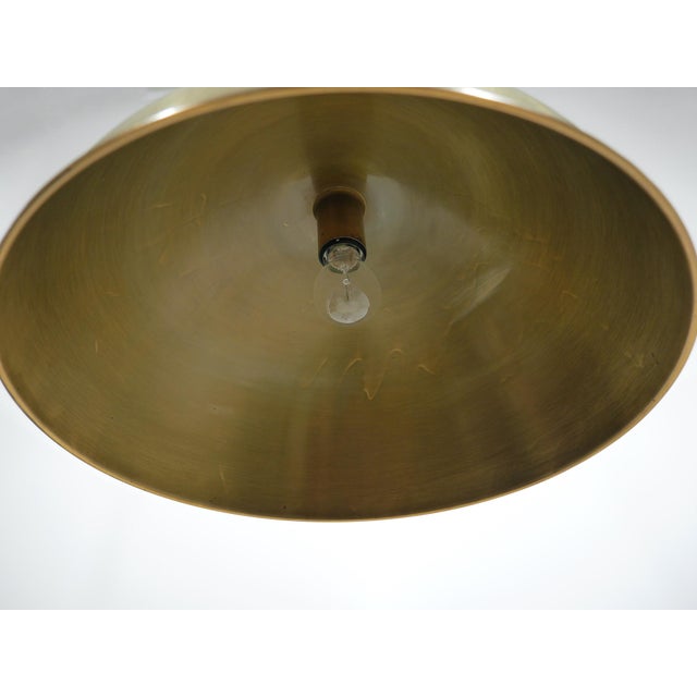 Height-Adjustable Pendant Light in Brass by Florian Schulz for Florian Schulz Gmbh, Germany, 1970s For Sale - Image 11 of 16