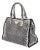Prada Madras Top Handle Satchel Navy Silver Shoulder Blue Leather Tote HandBag For Sale