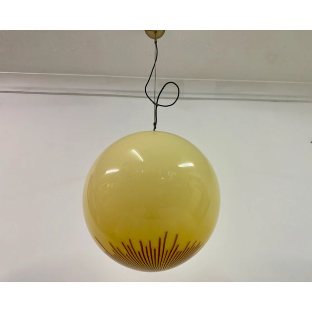 Glass Murano Glass Ball Pendant from La Murrina, 1970s For Sale - Image 7 of 12