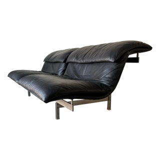 1970's Italian Wave Sofa by Giovanni Offredi for Saporiti For Sale