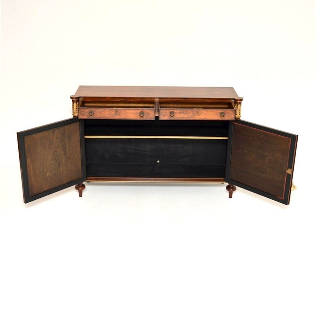 Hollywood Regency Regency Grill Front Sideboard, 1930s For Sale - Image 3 of 13
