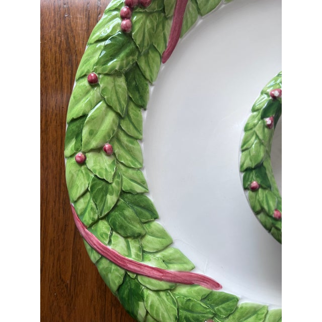 The Mane Lion-Italian Serving/Chip & Dip Platter For Sale - Image 4 of 8