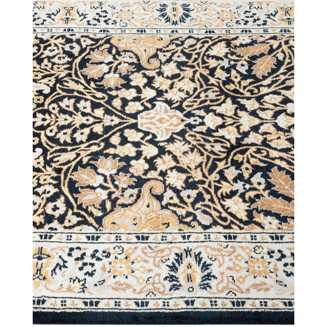 Solo Rugs Mogul, One-of-a-Kind Hand-Knotted Runner Rug - Black, 2' 7" x 12' 9" For Sale - Image 4 of 8