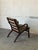 Brown Rosewood Bentwood Lounge Chair With Grey Upholstery Danish Mid-Century Modern 1970s For Sale - Image 8 of 8