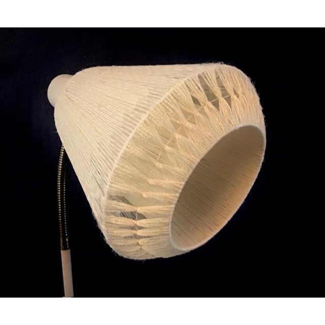 Scandinavian Floor Lamp with Thread Shade attributed to Boréns, 1950s For Sale - Image 16 of 18