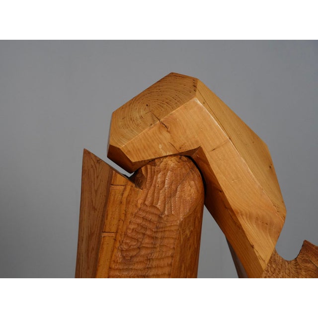 Brown Joop Van Bergen, Herbalans, 1980s, Elm For Sale - Image 8 of 11