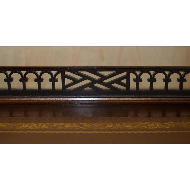 Chinese Thomas Chippendale Desk from Edward & Roberts For Sale - Image 6 of 18