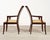 Brown Set of Eight French Art Deco Style Macassar Ebony Dining Chairs For Sale - Image 8 of 18