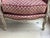 Stunning French Painted Bergères W/Raspberry Velvet Upholstery For Sale - Image 9 of 12