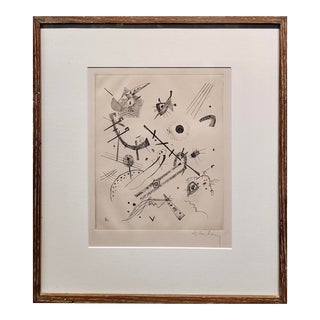 Wassily Kandinsky Small Worlds XI -Abstract Geometric Original 1922 Etching For Sale