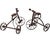 Vintage Miniature Metal Tricycles, 1970s, Set of 2 For Sale - Image 12 of 12
