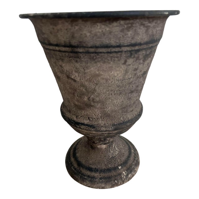 French Metal Urn Cachepot For Sale