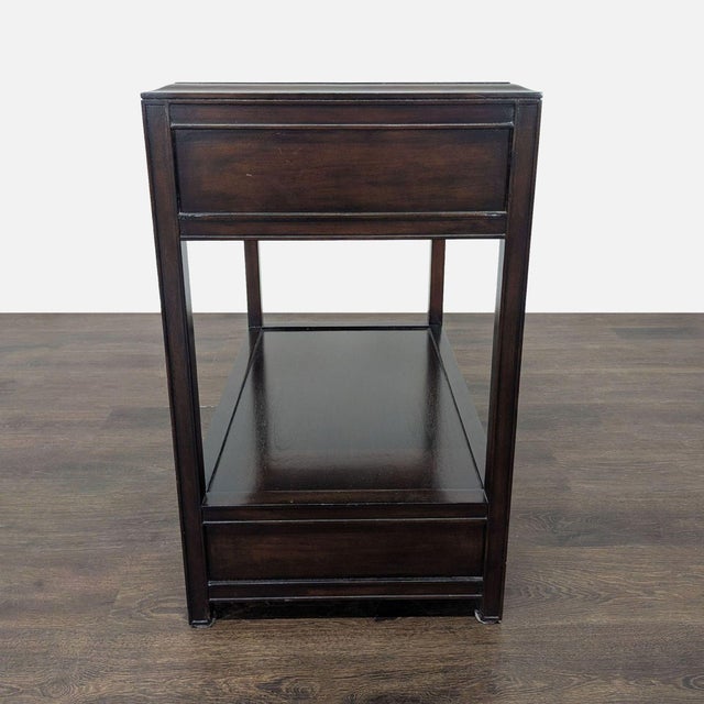 Restoration Hardware Two Drawer Nightstand For Sale - Image 9 of 14