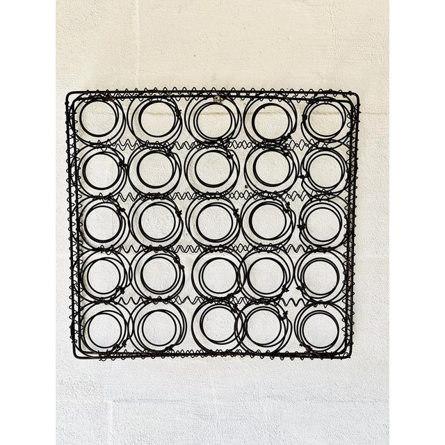 Charcoal Meshwire Wall Decoration For Sale - Image 10 of 11