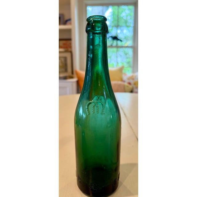 Vintage Pre -1940 Glass Beverage Bottles, Set of 5 For Sale - Image 4 of 17
