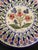 Beautiful use Floral Platter Signed Cb and Mb 11 1/4” Iznik Turkish style