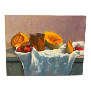 Still Life Painting by Fiona Pocock Corn For Sale
