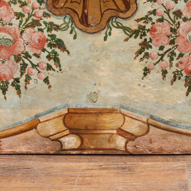 Gold Late 19th Century Hand Painted Italian Architectural Accent For Sale - Image 8 of 11