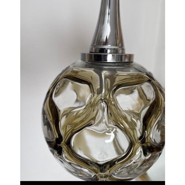 Murano Glass Pendant Lamp from Doria Leuchten, Germany, 1960s For Sale - Image 3 of 14