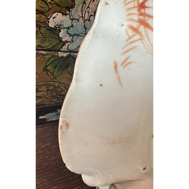 Antique Chinese Famille Rose Porcelain Footed Bowl For Sale - Image 9 of 10