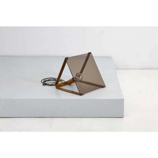 Mid-Century Brass and Smoked Glass Floor Lamp from Fontana Arte, Italy, 1960 For Sale - Image 6 of 18