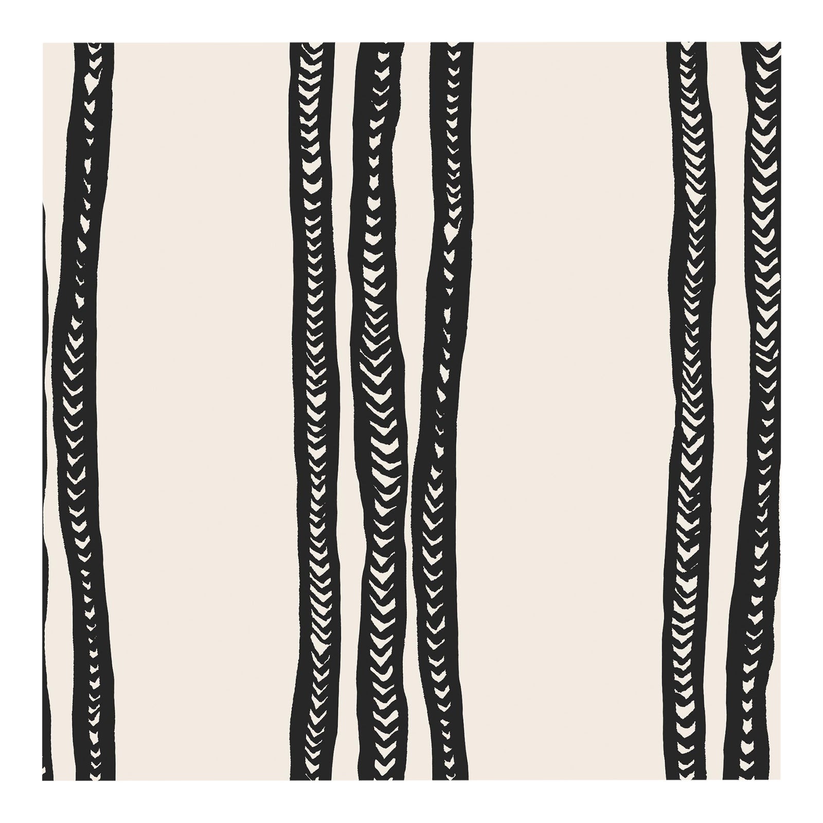 Soicher Marin Sunshine Stripe Wallpaper in Cream - 3 Panels | Chairish