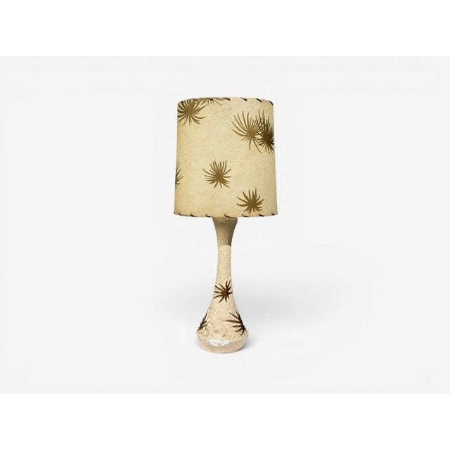 Alabaster 1950s American Modern, Atomic Age Table Lamps, Chalkware, Fiberglass - a Pair For Sale - Image 8 of 14