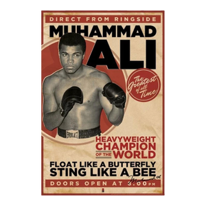 1990s Muhammad Ali Goat Poster