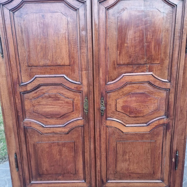 Late 18th Century Piedmontese Oak Wardrobe, 1770s For Sale - Image 5 of 15
