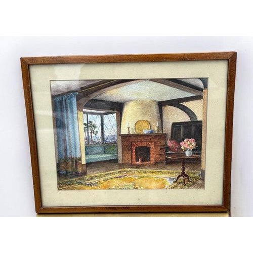 M Bateman, Lounge, Watercolor For Sale - Image 13 of 13