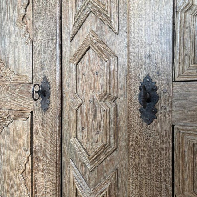 Antique Hall Cupboard, 1700s For Sale - Image 12 of 18