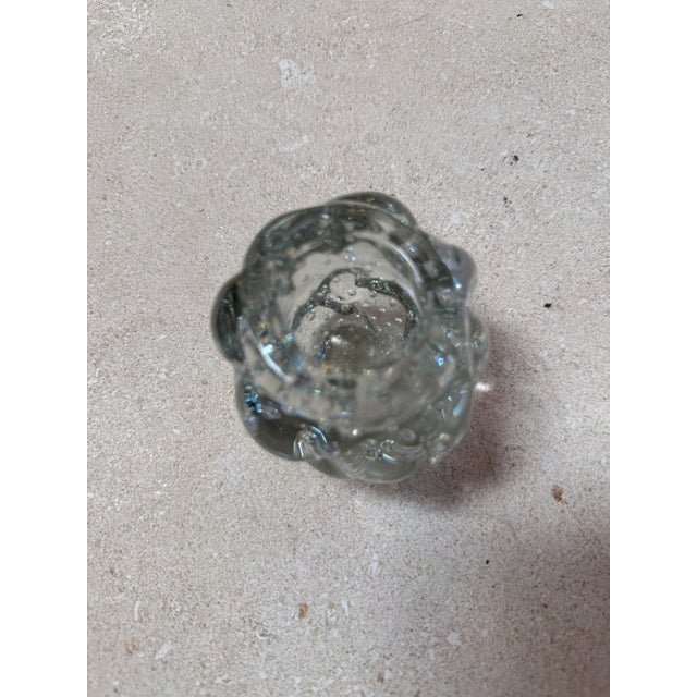 Vintage Bubble Glass Votive Holder For Sale In Los Angeles - Image 6 of 6