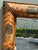 Late 20th Century Vintage Wrapped Rattan Brass Leaf Mirror For Sale - Image 5 of 12