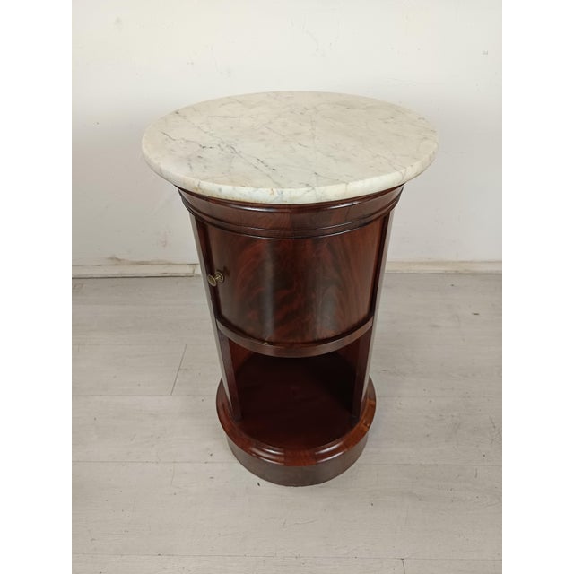 Louis Philippe Marble Side Table For Sale - Image 3 of 18
