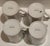 Vintage Neiman Marcus Trompe l'Oeil Blue Ribbon Porcelain Mugs- Set of 4 For Sale In Atlanta - Image 6 of 7