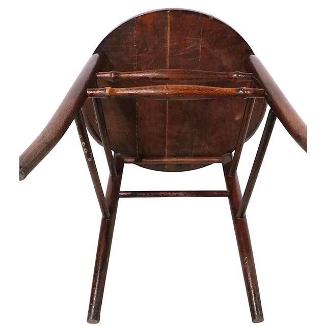 Early 20th Century Victorian Oak Bentwood Side Chair For Sale - Image 10 of 12